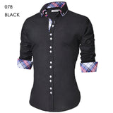 Men's Casual Slim Fit Shirt - Virtual Blue Store