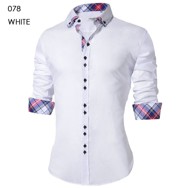 Men's Casual Slim Fit Shirt - Virtual Blue Store