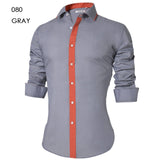 Men's Casual Slim Fit Shirt - Virtual Blue Store