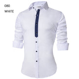 Men's Casual Slim Fit Shirt - Virtual Blue Store