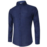 Men's Casual Slim Fit Shirt - Virtual Blue Store