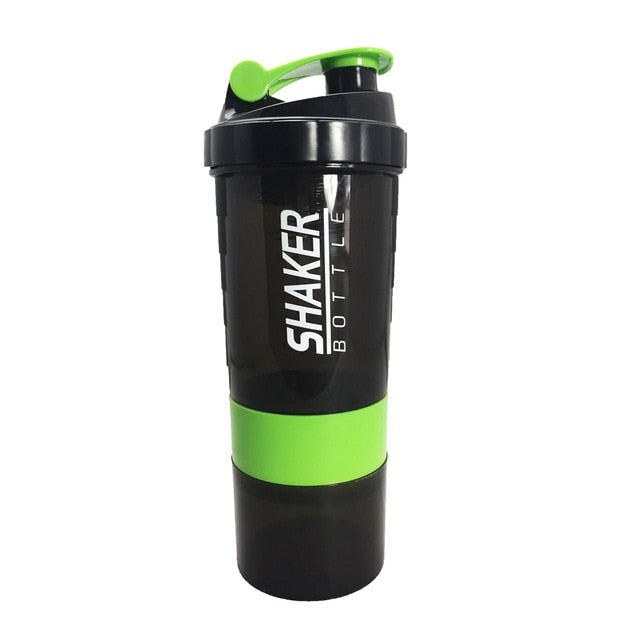 Protein Powder Shaker Sports Bottle - Virtual Blue Store