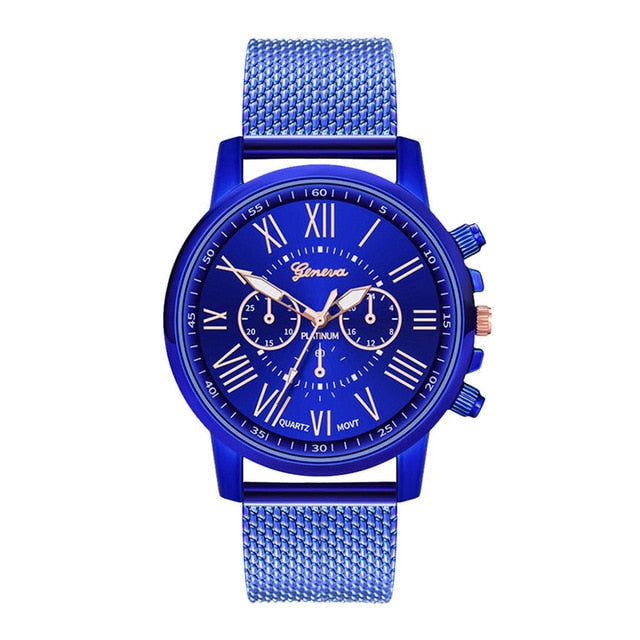 Women's Casual Silicone Strap Watch - Virtual Blue Store