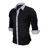 Men Slim Fit Male Shirt - Virtual Blue Store