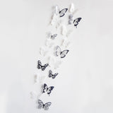 3d Effect Crystal Butterflies Wall Sticker - Virtual Blue Store