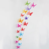3d Effect Crystal Butterflies Wall Sticker - Virtual Blue Store