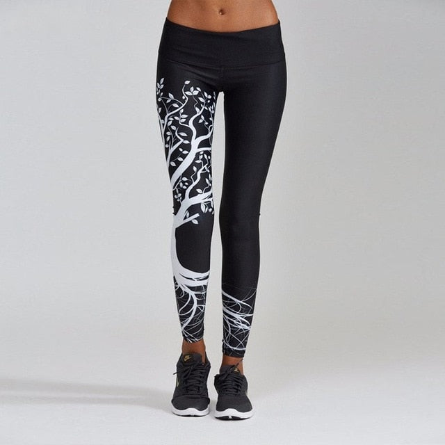 High Waist Fitness Workout Leggings - Virtual Blue Store