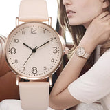 Women's Luxury Leather Band Watch