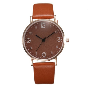 Women's Luxury Leather Band Watch - Virtual Blue Store