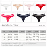 Sexy Cotton Bikini Panties Women Underwear Brazilian Bottom Women Tanga G-string Briefs Lace Thong Bikini Panties Underwear - Virtual Blue Store