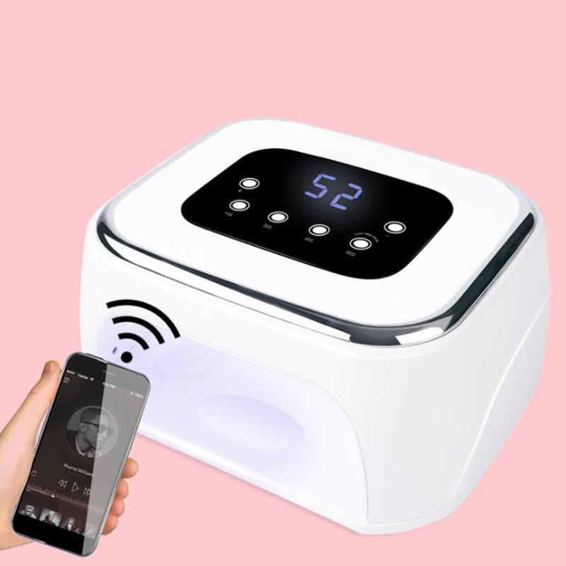 NEW Arrival Bluetooth Nail UV Lamp 42LED Beads Gel Nail Polish Dryer Music Player Nail Curing Light Nail LED Lamp - Virtual Blue Store
