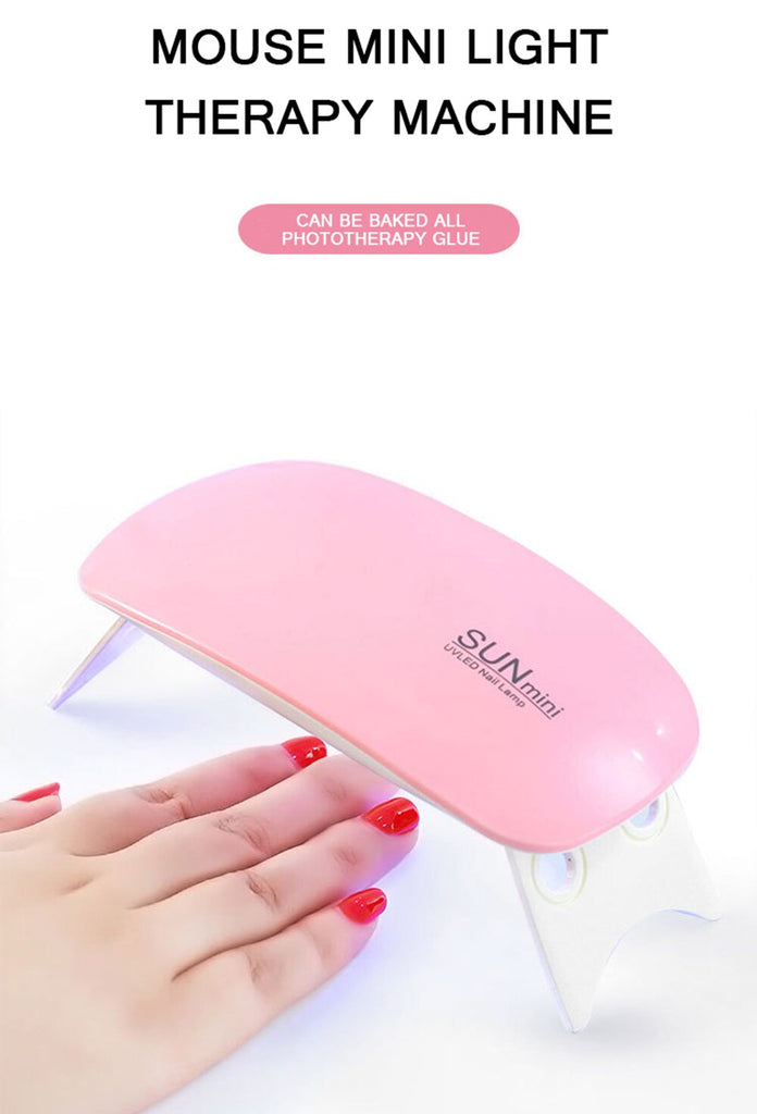 6w Nail Lamp For Manicure UV LED Nail Lamp For Nail Art USB Nail Dryer For Drying Gel Polish Varnish Hybrid Mini Ice Lamp - Virtual Blue Store