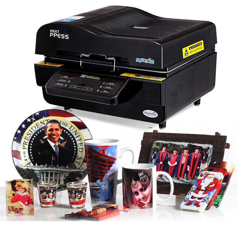 ST-3042 3D Sublimation Heat Press Printer 3D Vacuum Heat Press Machine for Cases Mugs Plates Glasses