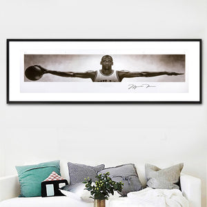 Modern Wall Art Canvas Pictures For Living Room Home Decor michael jordan wings autographed poster print canvas Painting - Virtual Blue Store