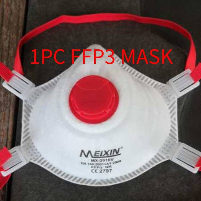 In stock!Disposable Masks 10/50 pcs Mouth Mask 3-Ply Anti-Dust FFP3 FFP2 KN95 Nonwoven Elastic Earloop Salon Mouth Face Masks - Virtual Blue Store