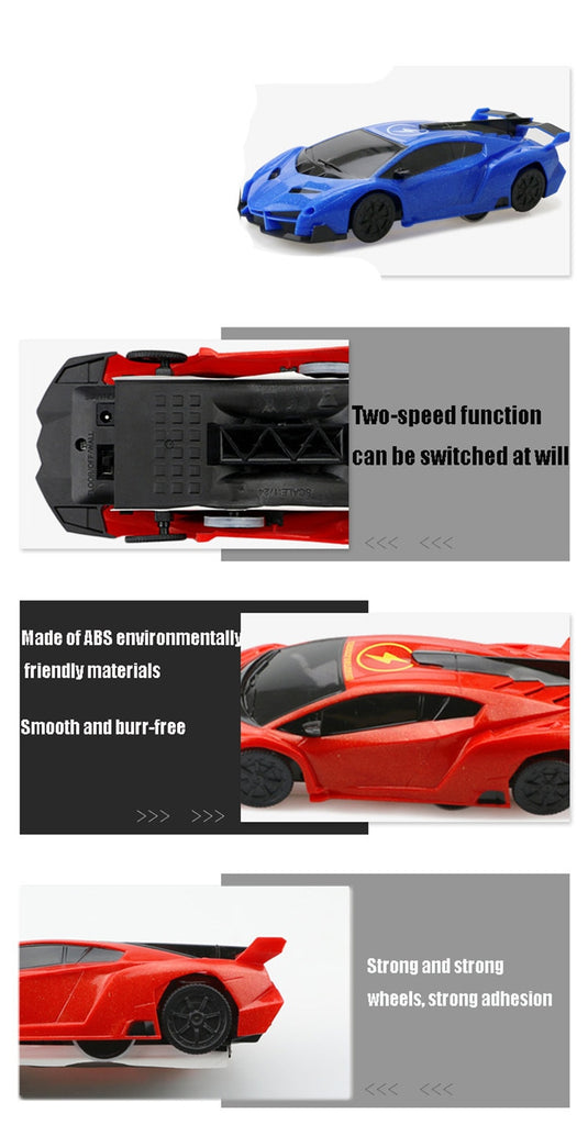 New Wall Climbing Cars Remote Control RC Racing Car Anti Gravity Ceiling Rotating Stunt Electric Toys - Virtual Blue Store