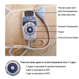 Far Infrared Natural Photon Jade Tourmaline Heating Pad Pro Hot Stone Therapy Mat with Smart Controller Adjustable Temperature - Virtual Blue Store