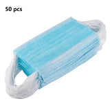 Disposable Masks 50/300pcs Mouth Mask 3-Ply Anti-Dust FFP3 FFP2 N95 Nonwoven Elastic Earloop Salon Mouth Face Masks - Virtual Blue Store