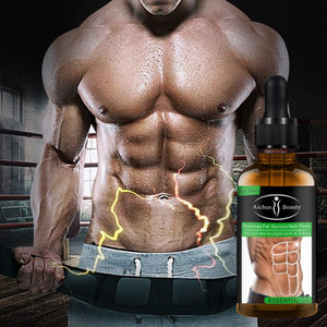 30ML Powerful Abdominal Muscle Essence Oil Stronger Muscle Strong Anti Cellulite Burn Fat Product Weight Loss Essence Oil Men - Virtual Blue Store