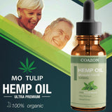 Organic Hemp Seed CBD Oil Essential Oils Herbal Drops 50000mg Relieve Stress Massage Body Care Pain Relief Improve Sleep 30ml - Virtual Blue Store