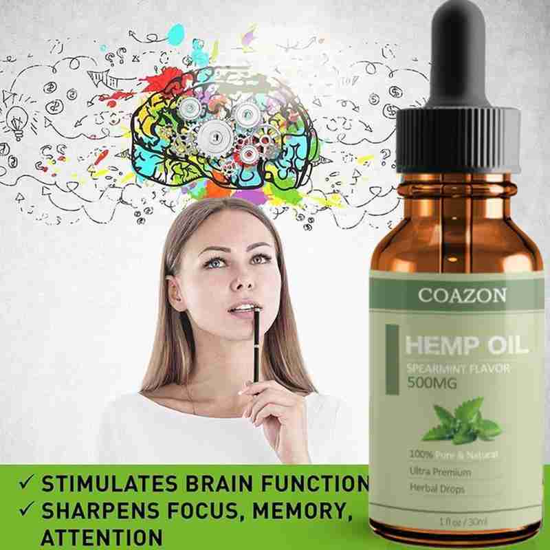Organic Hemp Seed CBD Oil Essential Oils Herbal Drops 50000mg Relieve Stress Massage Body Care Pain Relief Improve Sleep 30ml - Virtual Blue Store