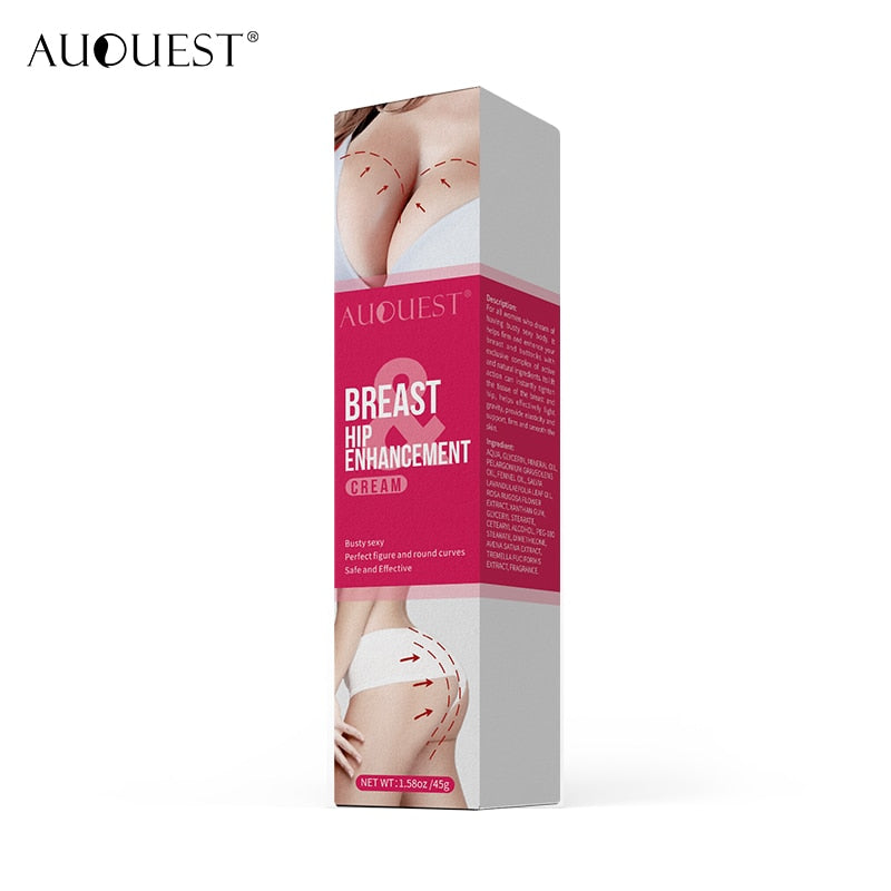 AuQuest Breast Butt Enhancer Skin Firming and Lifting Body Cream Elasticity Breast Hip Enhancement Cream Busty Sexy Body Care - Virtual Blue Store