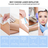 999999 Flashes  New Laser Epilator Permanent IPL Photoepilator Hair Removal depiladora Painless electric Epilator - Virtual Blue Store