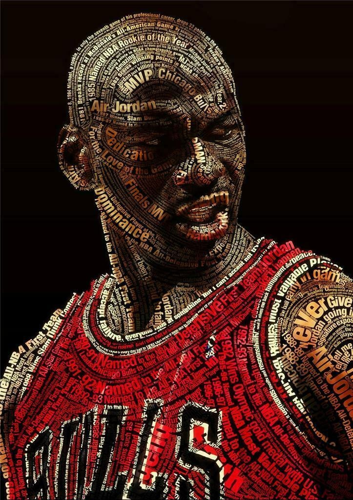 Michael Jordan Art Film Print Silk Poster Home Wall Decor 24x36inch - Virtual Blue Store