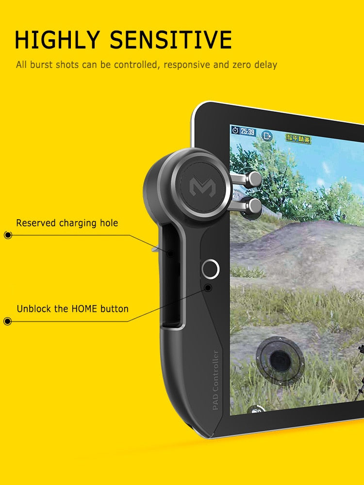 New Six Finger PUBG Joystick For Ipad Tablet Mobile Phone Game Controller  Shooting Trigger Fire Button For Android IOS Iphone - Virtual Blue Store