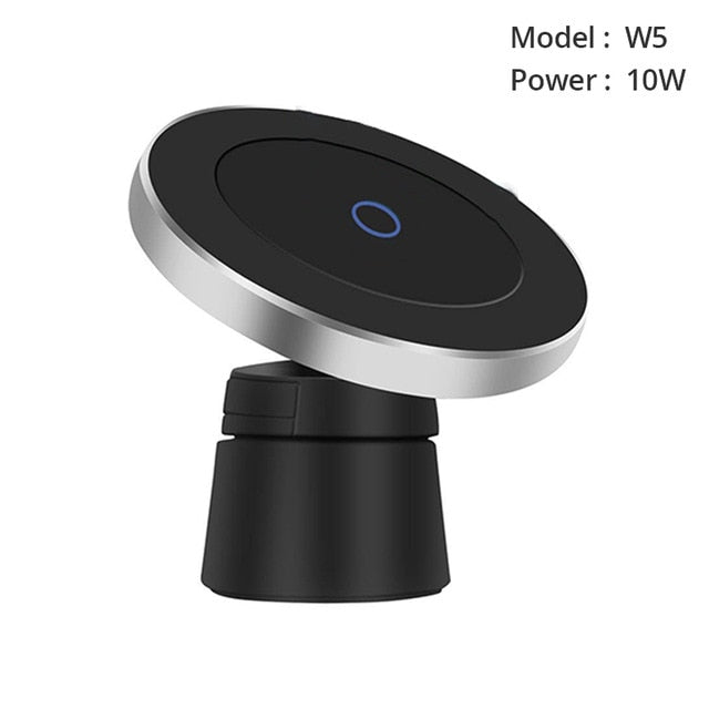 Bonola Magnetic Wireless Car Charger for iPhone 11/11Pro/11ProMax/XsMax/Xr/8 Qi Car Phone Wireless Charger For Samsung S10/S9/S8 - Virtual Blue Store