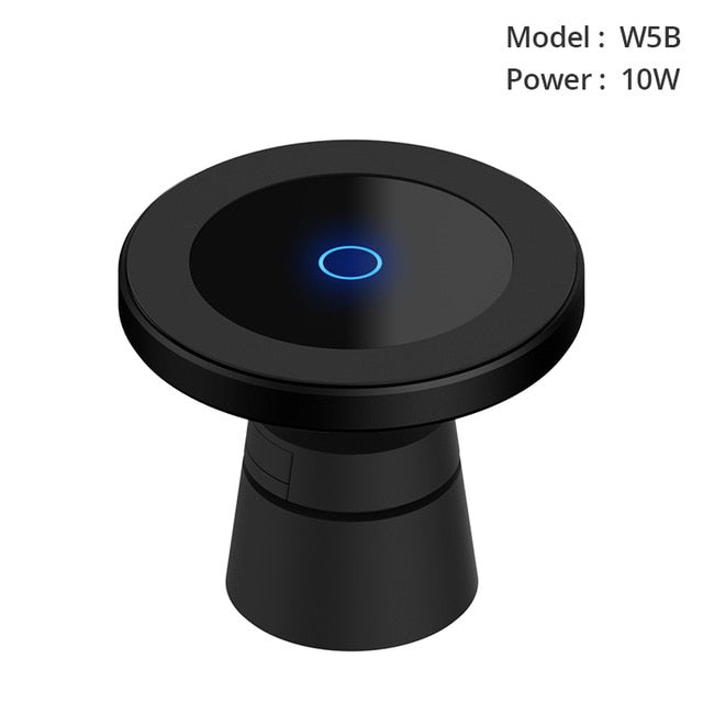 Bonola Magnetic Wireless Car Charger for iPhone 11/11Pro/11ProMax/XsMax/Xr/8 Qi Car Phone Wireless Charger For Samsung S10/S9/S8 - Virtual Blue Store