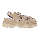 QWEDF 2019 Summer Women's Sandals Platform Women's Shoes ins Hot Sponge Cake Old Shoes Rivets Baotou Trekking Shoes Flats G3-100 - Virtual Blue Store