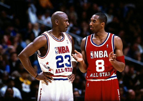 CANVAS Painting Moive NEW Sport 2020 The Last Dance Michael Jordan VS Dear Basketball Kobe Bryant All Star Game Poster Wall Art - Virtual Blue Store