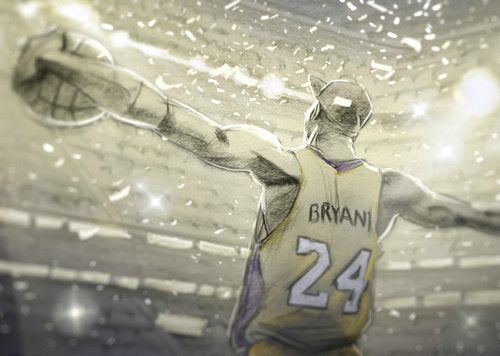 CANVAS Painting Moive NEW Sport 2020 The Last Dance Michael Jordan VS Dear Basketball Kobe Bryant All Star Game Poster Wall Art - Virtual Blue Store