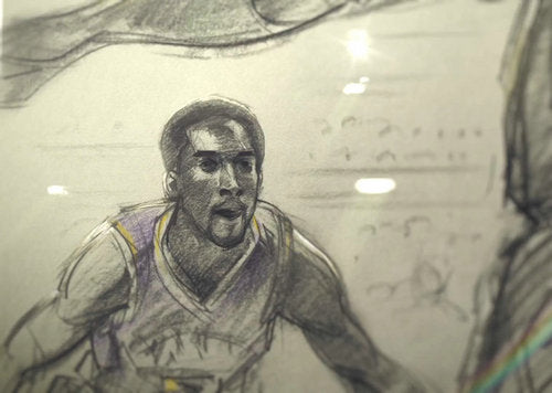 CANVAS Painting Moive NEW Sport 2020 The Last Dance Michael Jordan VS Dear Basketball Kobe Bryant All Star Game Poster Wall Art - Virtual Blue Store