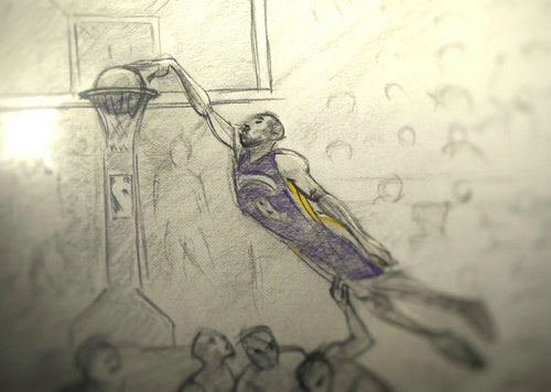 CANVAS Painting Moive NEW Sport 2020 The Last Dance Michael Jordan VS Dear Basketball Kobe Bryant All Star Game Poster Wall Art - Virtual Blue Store