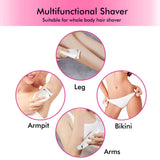 Electric Razor Painless Lady Shaver For Women Bikini Trimmer Whole Body Waterproof USB Charging Electric Shaver Women - Virtual Blue Store