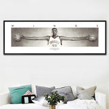 Michael Jordan Wings Poster Fly Dunk Basketball Stars Wall Pictures for Living Room Decoration Bedroom Sport Wall Art Canvas - Virtual Blue Store