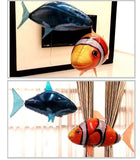 Remote Control Shark Toys Air Swimming Fish Infrared RC Flying Air Balloons Nemo Clown Fish Kids Toys Gifts Party Decoration - Virtual Blue Store