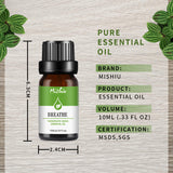 Mishiu 100% Pure Essential Oil For Aromatherapy Sandalwood Vanilla Myrrh Frankincense Cypress Clove Vetiver Massage Oil 10ML - Virtual Blue Store