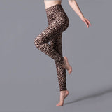 YSDNCHI New Stripe Leopard Print Leggings Women High Waist Legings Work Out Legging Sporting Push Up Trousers Fitness Leggins - Virtual Blue Store