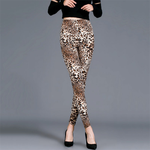 Ladies Leopard Print Leggings, Activewear Leggings