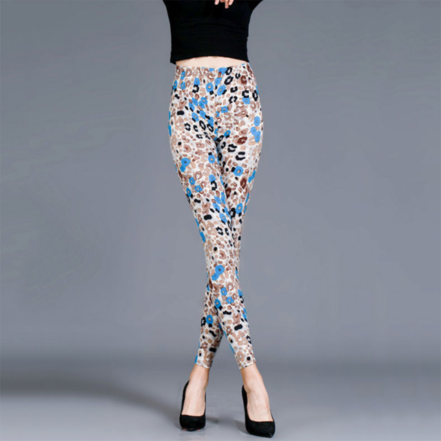 YSDNCHI New Stripe Leopard Print Leggings Women High Waist Legings Work Out Legging Sporting Push Up Trousers Fitness Leggins - Virtual Blue Store