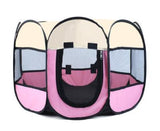 Portable Folding Pet tent Dog House Cage Dog Cat Tent Playpen Puppy Kennel Easy Operation Octagon Fence 2810 - Virtual Blue Store