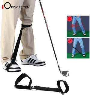 Golf Swing Trainer Leg Correction Belt Training Aid Post Orthotics Strap Poster Corrector for Men Women - Virtual Blue Store
