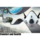Smart Electric and Air Purification Respirator Automatic Fresh Air Respirator outdoor safety Mouth-muffle WILL NOT FOG UP YOUR GLASSES - Virtual Blue Store