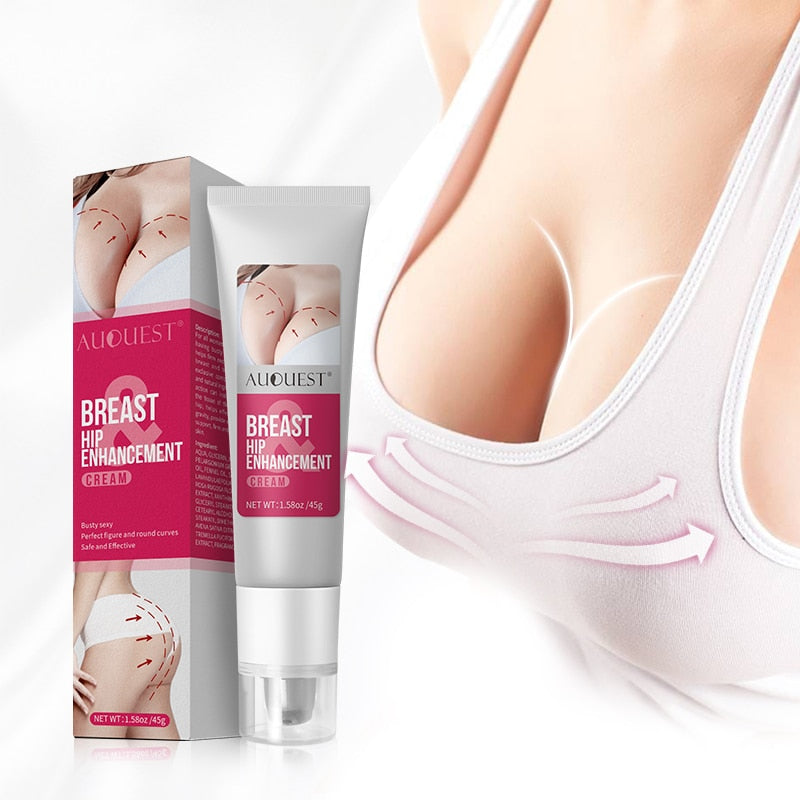 AuQuest Breast Butt Enhancer Skin Firming and Lifting Body Cream Elasticity Breast Hip Enhancement Cream Busty Sexy Body Care - Virtual Blue Store