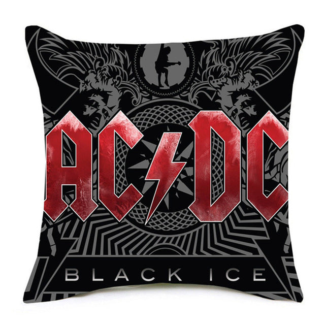 Super Star Peace Love& Music 1969 Cushion Cover Rock & Roll Home Decor Pillow Case Cojines Decorativos Para Sofa Pillow Cover - Virtual Blue Store