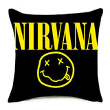 Super Star Peace Love& Music 1969 Cushion Cover Rock & Roll Home Decor Pillow Case Cojines Decorativos Para Sofa Pillow Cover - Virtual Blue Store
