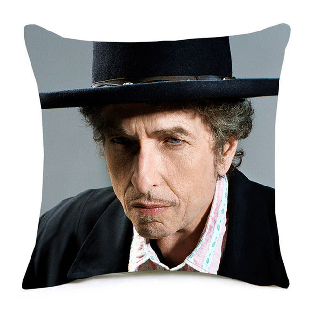 Super Star Peace Love& Music 1969 Cushion Cover Rock & Roll Home Decor Pillow Case Cojines Decorativos Para Sofa Pillow Cover - Virtual Blue Store